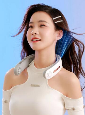 Folding Leafless Hanging Neck Electric Fan