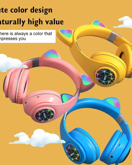 Cat ear wireless sports Bluetooth headset