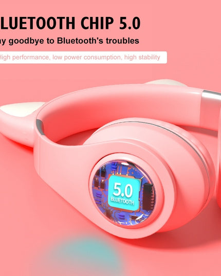 Cat ear wireless sports Bluetooth headset