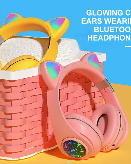 Cat ear wireless sports Bluetooth headset