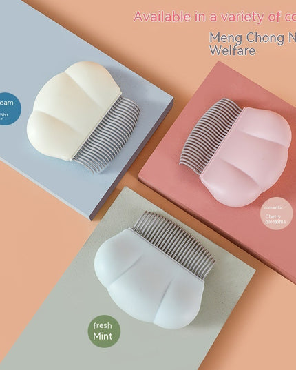 Dog Grooming Comb Comfortable Pet Small Lice Flea Combs Universal Shedding Brush Shell Comb Removes Tangles For Dogs Rabbit Pets Products