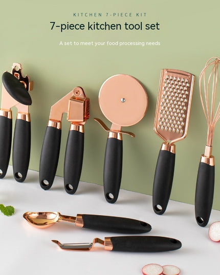 Kitchen Household Peeler Gadget Copper Plating Set