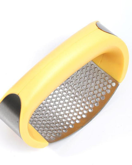 Stainless Steel Garlic Masher Garlic Press Household Manual Curve Fruit Vegetable