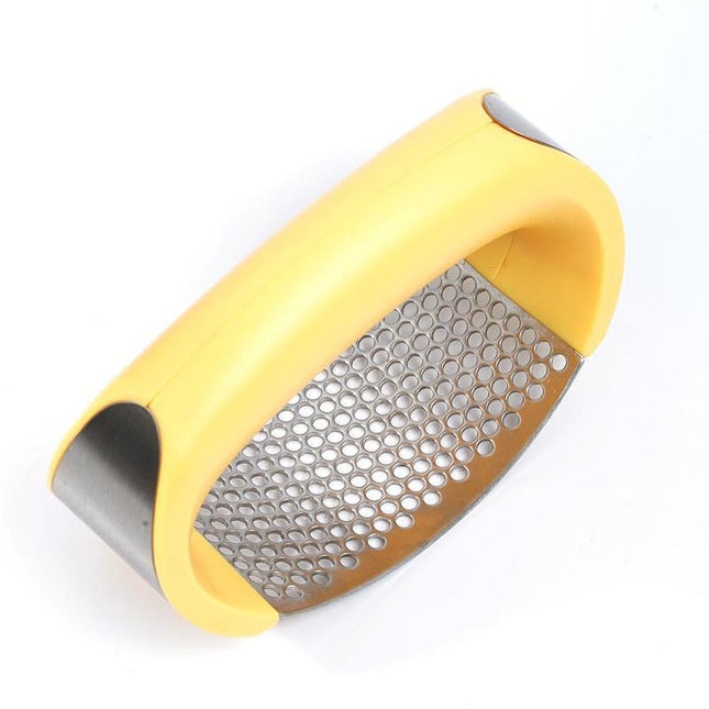 Stainless Steel Garlic Masher Garlic Press Household Manual Curve Fruit Vegetable