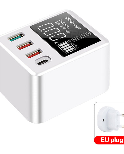 4-port charger travel charging head