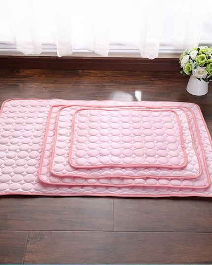 Pet Dog Cat Ice Silk Cold Nest Pad For Cooling In Summer