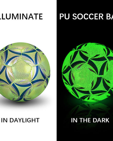 Luminate Soccer Practice Football Glowing Training Ball