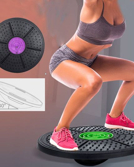 Yoga Balance Board Disc Stability Round Plates Exercise