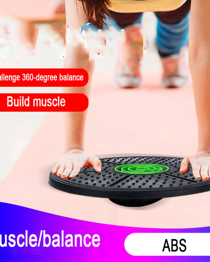 Yoga Balance Board Disc Stability Round Plates Exercise