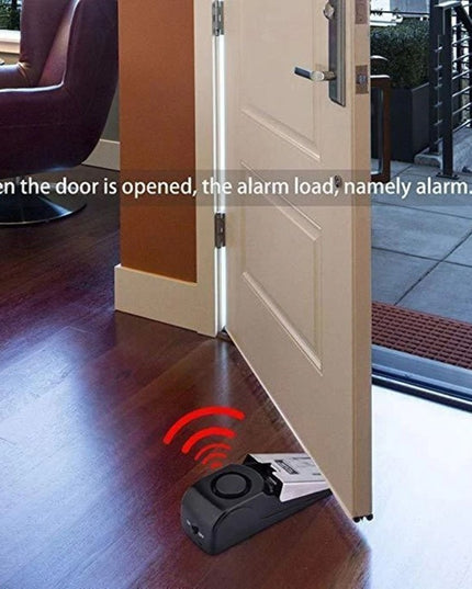 Electronic Burglar Alarm Intelligent Home Security Wedge Door Stop Alarm System Device Hotel Intruder Alert Detection