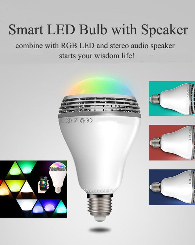 Creative Home LED Smart Bluetooth Speaker E27 Bulb Light