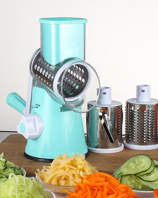 Vegetable Cutter Round Mandoline Slicer Potato Julienne Carrot Grater Cheese