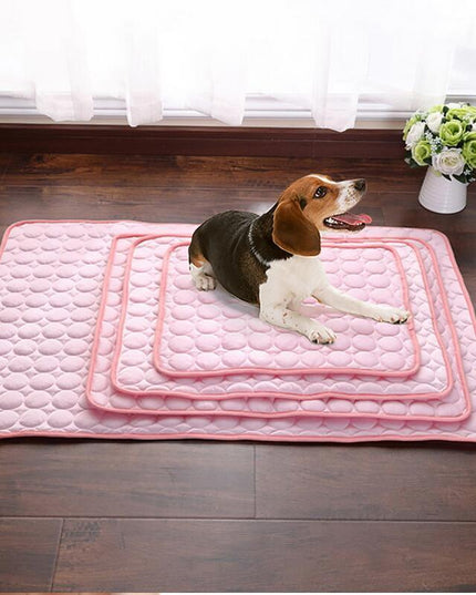 Pet Dog Cat Ice Silk Cold Nest Pad For Cooling In Summer