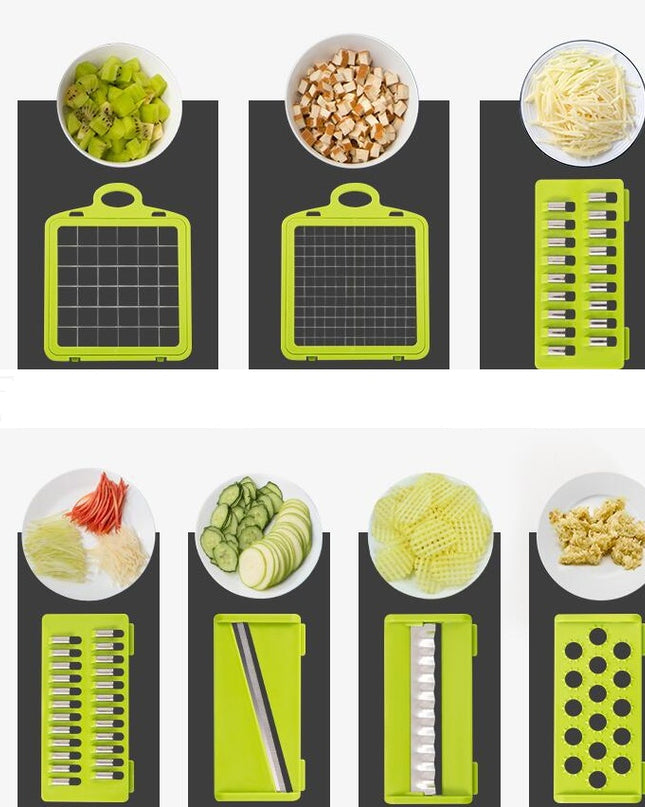 Multifunctional Vegetable Cutter Home Kitchen Slicing And Dicing Fruit Artifact