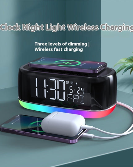 Bluetooth Audio High-power Subwoofer Wireless Charging Colorful Light