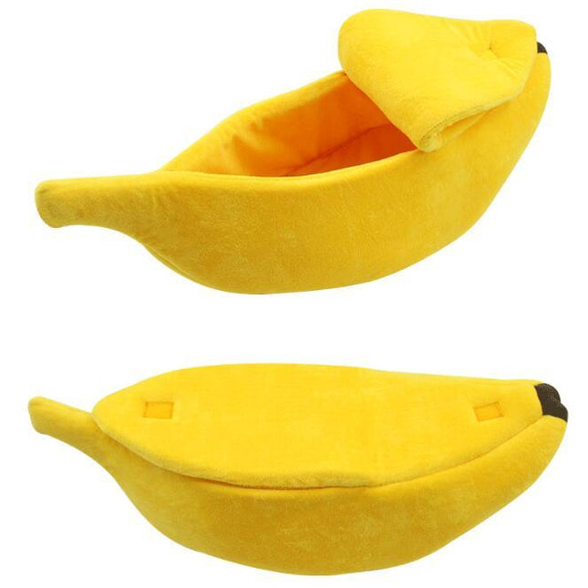 Pet House Dog Bed Banana Shape Dog House Cute Pet Kennel Nest Warm Dog Sofas Sleeping Bed