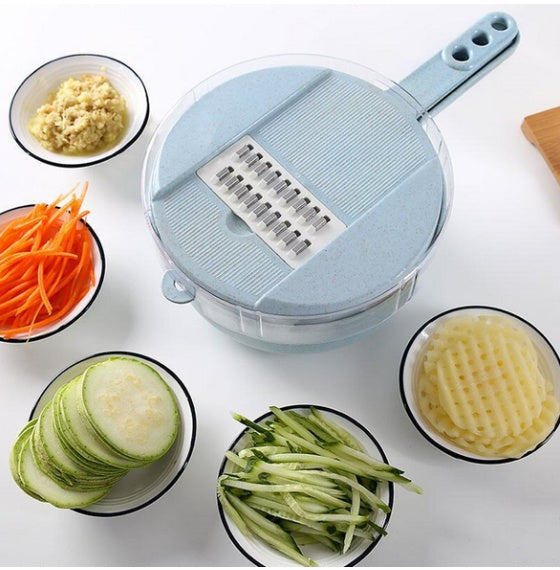 8 In 1 Mandoline Slicer Vegetable Slicer Potato Peeler Carrot Onion Grater