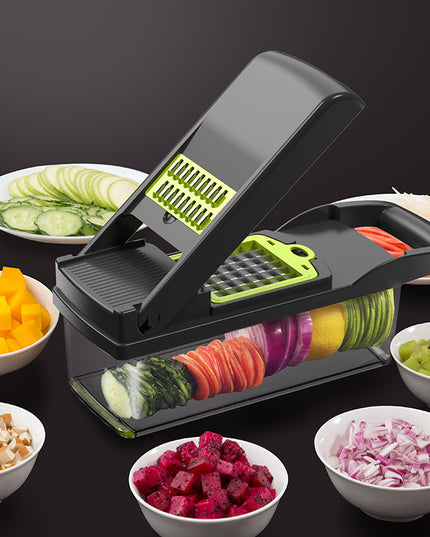 Multifunctional Vegetable Cutter Home Kitchen Slicing And Dicing Fruit Artifact