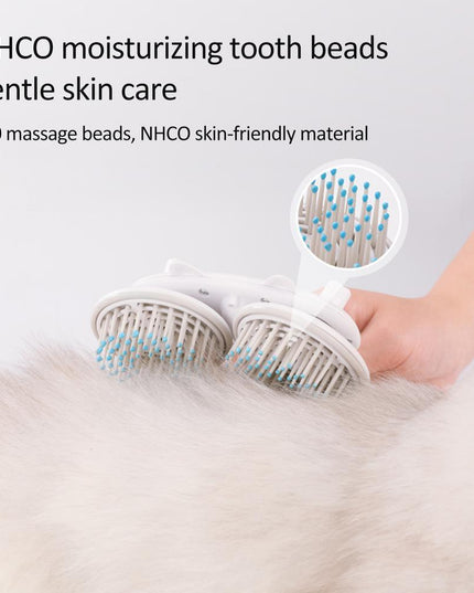 Pet Cat Brush Dog Slicker Brush Double-headed Negative Ion One-button Self Cleaning Dog Cat Hair Removal Pets Products