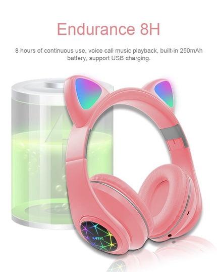 Cat ear wireless sports Bluetooth headset