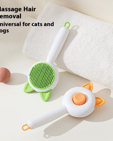 Pet Dog Brush Cat Comb Self Cleaning Pet Hair Remover Brush For Dogs Cats Grooming Tools Pets Dematting Comb Dogs Accessories Pet Products