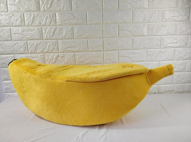 Pet House Dog Bed Banana Shape Dog House Cute Pet Kennel Nest Warm Dog Sofas Sleeping Bed