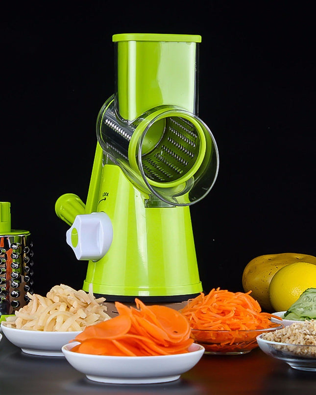 Vegetable Cutter Round Mandoline Slicer Potato Julienne Carrot Grater Cheese