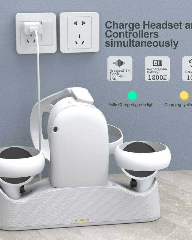 VR Glasses Handle Magnetic Charging Base