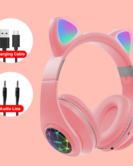 Cat ear wireless sports Bluetooth headset