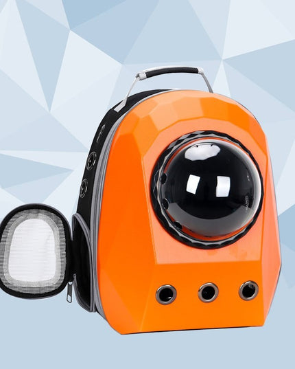 Cat Carrier Bags Breathable Pet Carriers Dog Cat Backpack Travel Space Capsule Cage Pet Transport Bag Carrying Portable Outdoor
