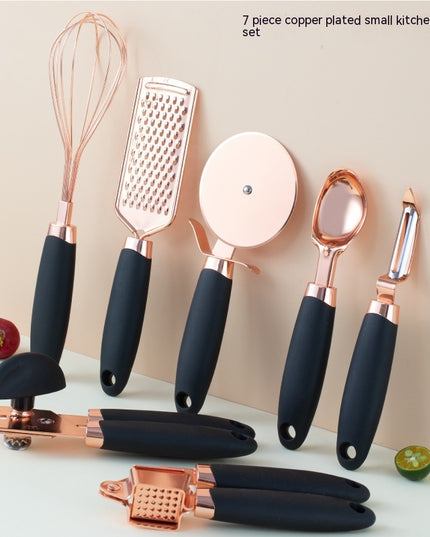 Kitchen Household Peeler Gadget Copper Plating Set