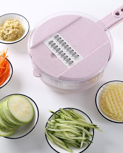 8 In 1 Mandoline Slicer Vegetable Slicer Potato Peeler Carrot Onion Grater