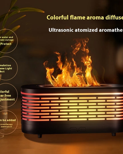 Mini Simulation Flame Ultrasonic Aroma Diffuser Domestic Humidifier