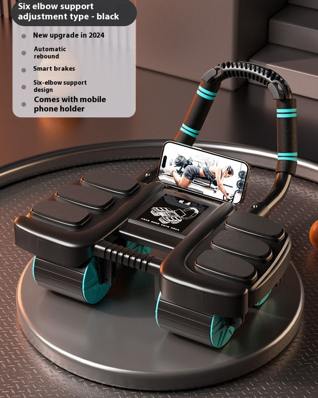 Intelligent Four-wheel Abdominal Wheel Automatic Rebound Elbow Support