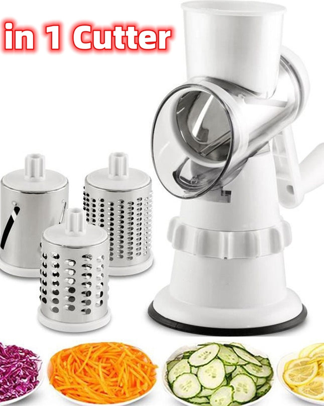 3 In 1 Vegetable Slicer Manual Kitchen Accessories Grater