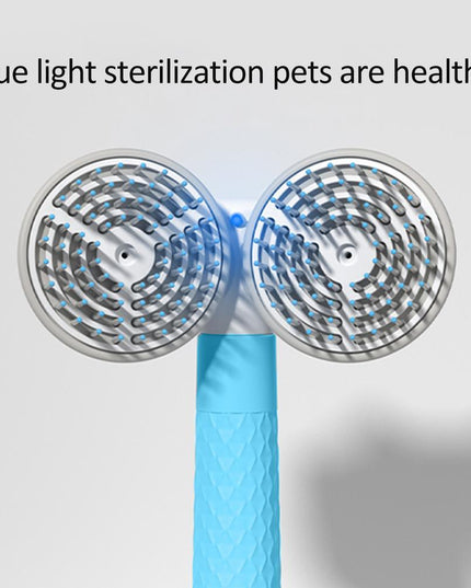 Pet Cat Brush Dog Slicker Brush Double-headed Negative Ion One-button Self Cleaning Dog Cat Hair Removal Pets Products