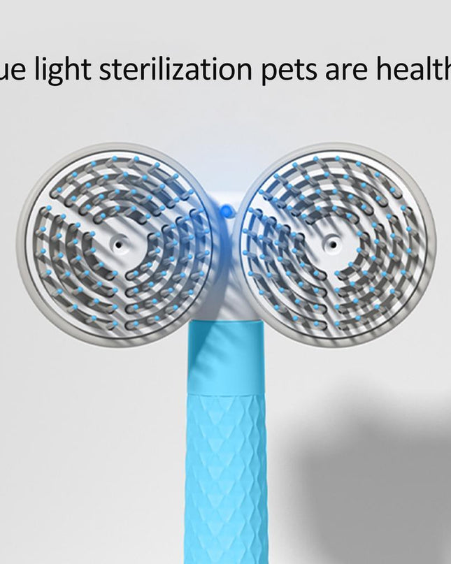 Pet Cat Brush Dog Slicker Brush Double-headed Negative Ion One-button Self Cleaning Dog Cat Hair Removal Pets Products