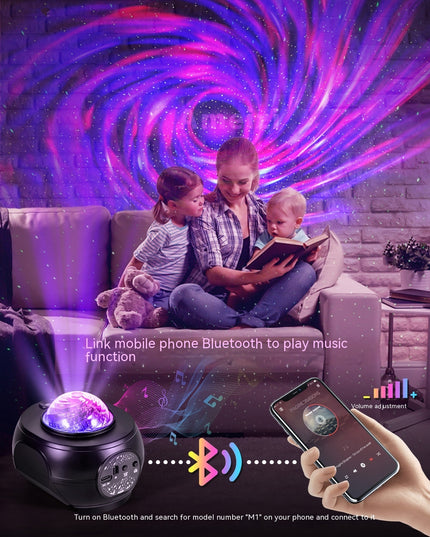 APP Starry Sky Projector Music Small Night Lamp