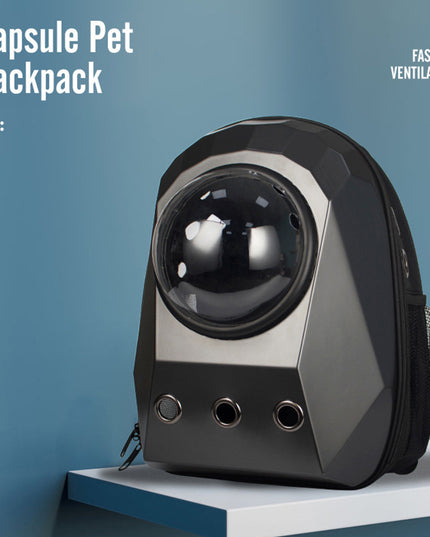 Cat Carrier Bags Breathable Pet Carriers Dog Cat Backpack Travel Space Capsule Cage Pet Transport Bag Carrying Portable Outdoor
