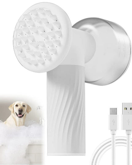 Automatic Foaming Dog Cat Bath Brush