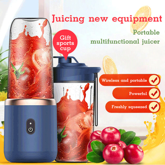 6blade Portable Blender Mini Juicer Cup Extractor