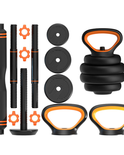 Dumbbells Kettlebells, Barbells Multifunctional Combination Six In One