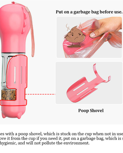 Pet Multi-functional Water Bottle