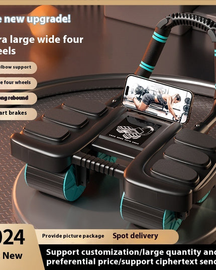 Intelligent Four-wheel Abdominal Wheel Automatic Rebound Elbow Support