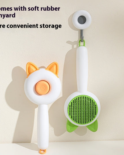 Pet Dog Brush Cat Comb Self Cleaning Pet Hair Remover Brush For Dogs Cats Grooming Tools Pets Dematting Comb Dogs Accessories Pet Products