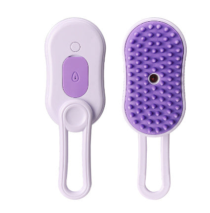 Cat Steam Brush Steamy Dog Brush 3 In 1 Electric Spray Cat Hair Brushes For Massage